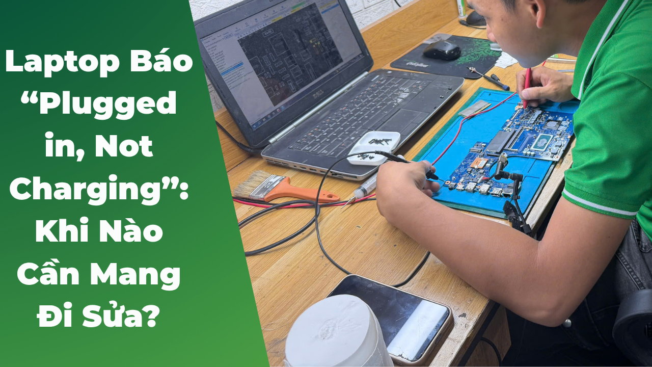 Laptop Báo “Plugged in, Not Charging”: Khi Nào Cần Mang Đi Sửa?